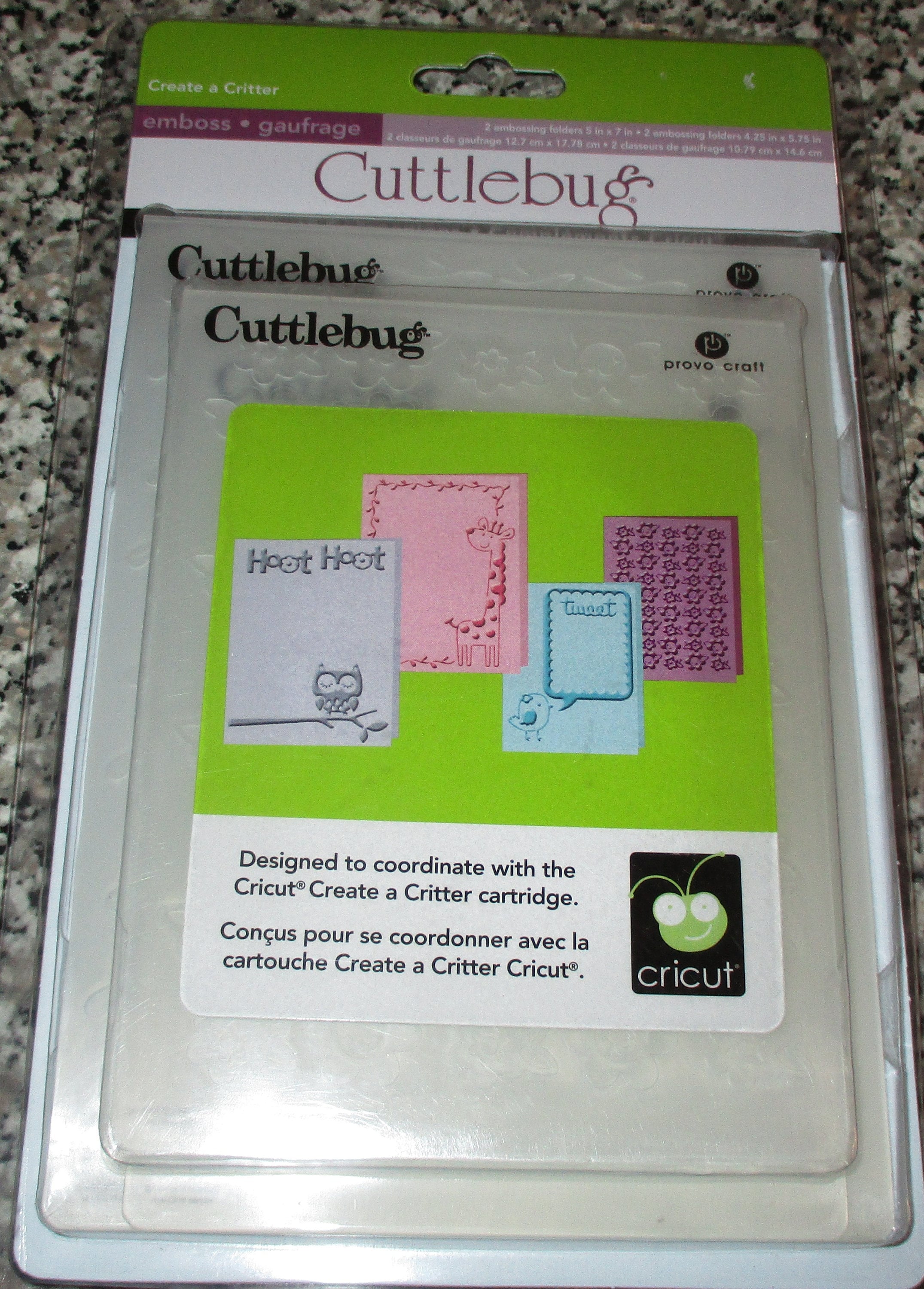 Cricut Cuttlebug 5-Inch by 7-Inch Embossing Folder, Mary Ann
