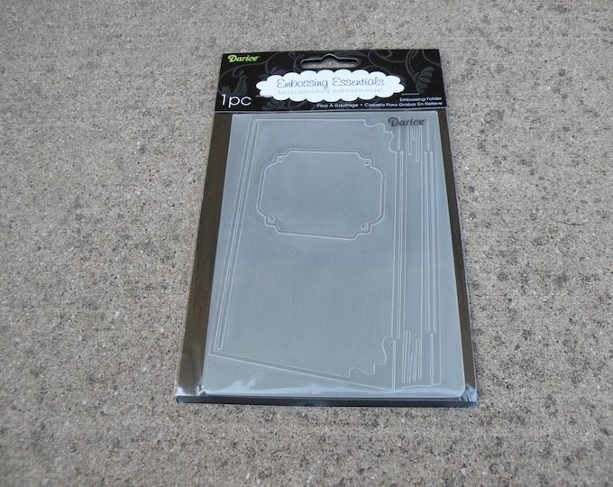 Darice Embossing Essentials, Embossing Folder, Book Cover Etsy