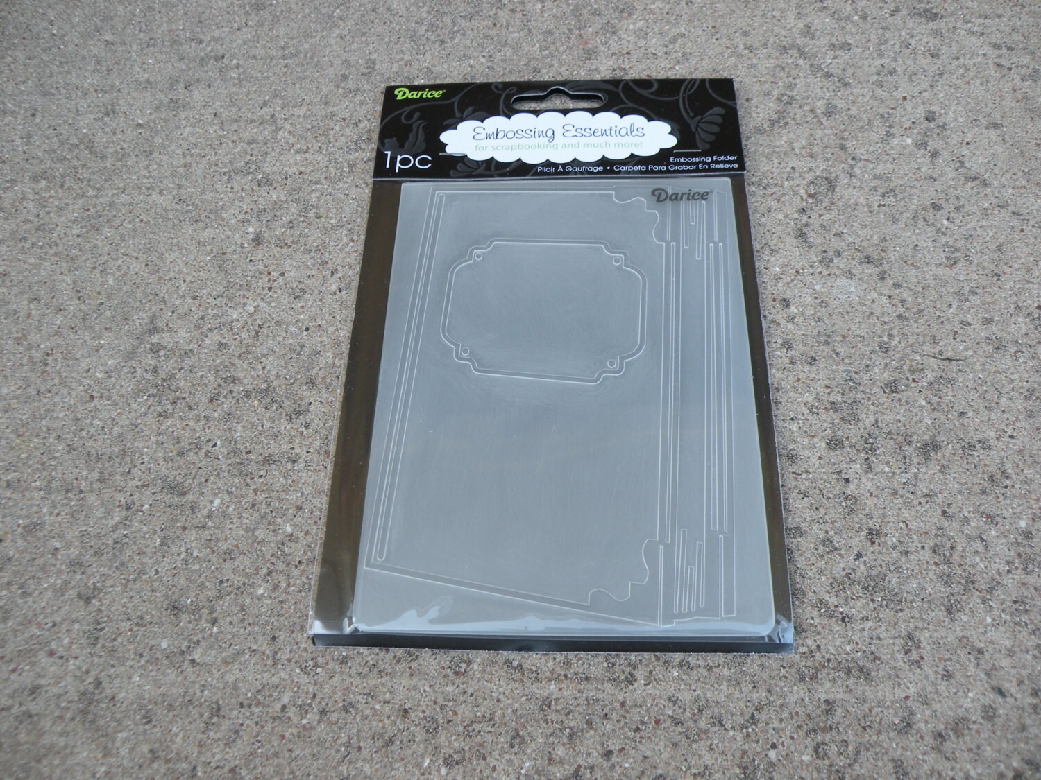 Darice Embossing Essentials Embossing Folder Book Cover Etsy