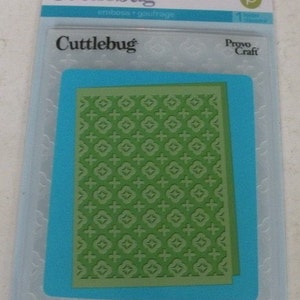 Provo Craft Cuttlebug A2 Embossing Folder Journaling Card