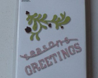 Sizzix Sizzlits Phrase Seasons Greetings 2 Die