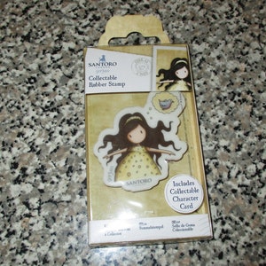 Santoro Collectable Rubber Stamp - &quot;Free As A Bird&quot;