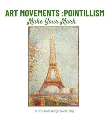 Pointillism Art Lesson: Technique & Colour Theory (PDF) - Etsy