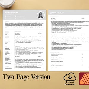 Affinity Publisher Resume Template Bundle: Editable Professional CV ...