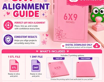 Paper Cutter Alignment Guide-6x9 STL FILE