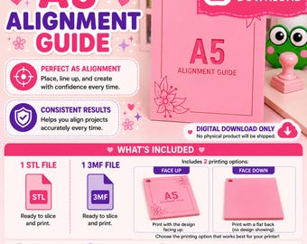 Paper Cutter Alignment Guide-A5 STL FILE