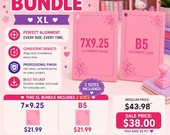 Alignment Guide Bundle- XL (7x9.25,B5)