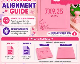 Paper Cutter Alignment Guide-7x9.25 STL FILE