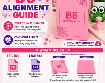 Paper Cutter Alignment Guide-B6 STL FILE