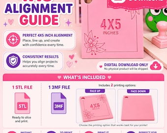 Paper Cutter Alignment Guide-4x5 STL FILE