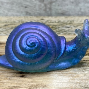 Resin Snail Figurine - Color Change