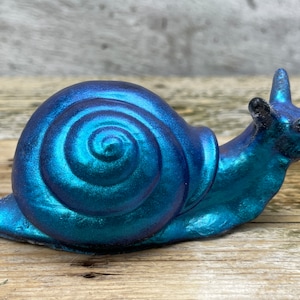 Resin Snail Figurine - Color Change