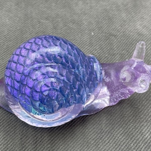 Resin Snail Figurine - Mermaid