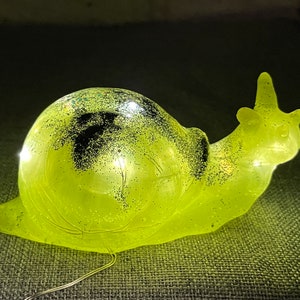 Resin Snail Figurine - Light Up Night Light