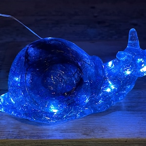 Resin Snail Figurine - Light Up Night Light