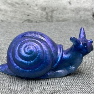 Resin Snail Figurine - Color Change