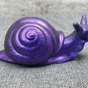 Large Resin Snail Figurine - Color Change
