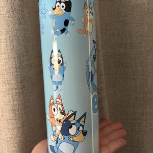 Bluey cup - Customized 20oz Tumbler Cup. Back to School Sale! Expires September 30th 2025.