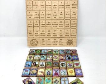Tiny Sawyer&#39;s Lenormand Tiles- Made to Order