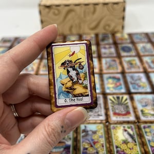 Las fichas de tarot de fieltro: hechas a pedido