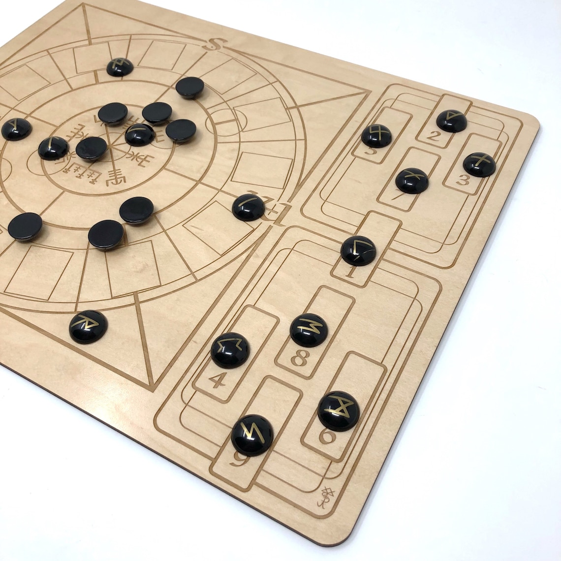 Rune Casting Board Etsy