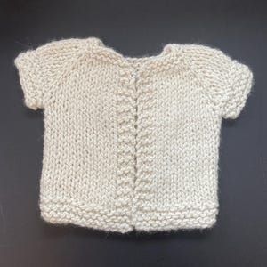 Baby/Toddler Sweater - Supersoft Wool/Alpaca - Handknit