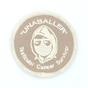 Unaballer - Testicular Cancer Survivor patch -- naturally-dyed -- organic cotton