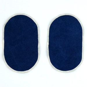 Elbow patch (set of 2) -- naturally-dyed -- organic cotton
