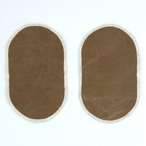 Elbow patch (set of 2) -- naturally-dyed -- organic cotton