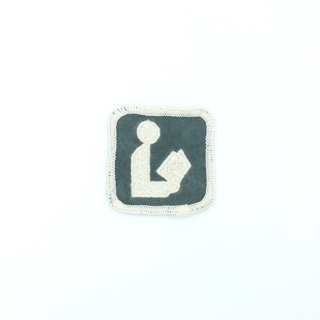 Library Patch -- Naturally-dyed -- Organic Cotton - Etsy