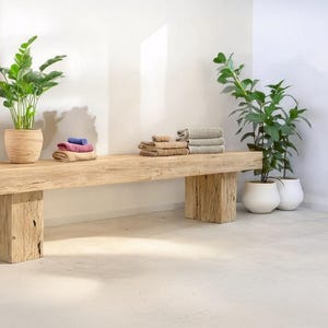 Rustic Wooden Console Table – Custom Farmhouse Style, Live Edge Solid Wood Entryway, Hallway Dresser