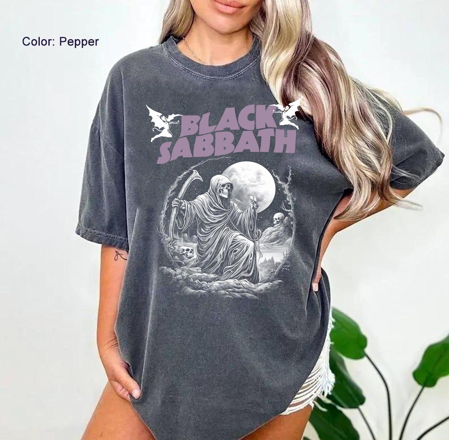 BLACK SABBATH BORN AGAIN ロンT 長袖Tシャツ XL Vintage 90s Black Sabbath Born Again Shirt - TokoPyramid