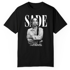 Vintage Sade T-Shirt: 90s Pop Music Fan Tee