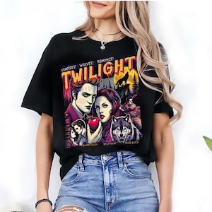 Twilight Saga Retro Graphic Tshirt, Bella Loca Shirt, Unisex T-shirt, Twilight Fans Homage T-shirt, Gift, Sweater-Edward Cullen Tee