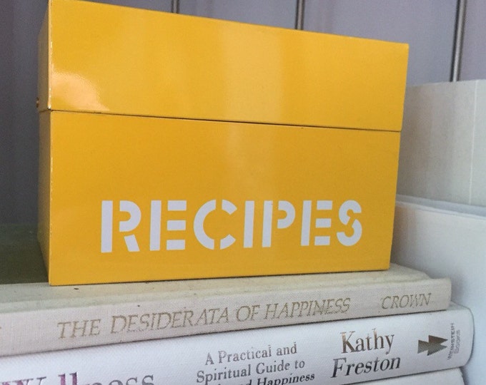 Vintage Recipe Box Etsy