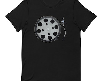 Turntable t-shirt, vinyl record player shirt, DJ t shirt, Music lover t shirt, record collector, unisex t-shirt