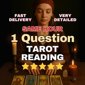 即時間1問タロット占い、個別指導、恋愛占い、キャリアアドバイス、迅速な配達、非常に詳細なタロット占い