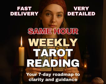 SAME STUNDE Wöchentliche Tarot-Lesung, Intuitive Anleitung für Liebe, Karriere und Beziehungen, Spirituelle Beratung, Schnelle Lieferung, Tarot-Leser