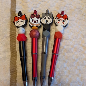 Horror character beaded pens