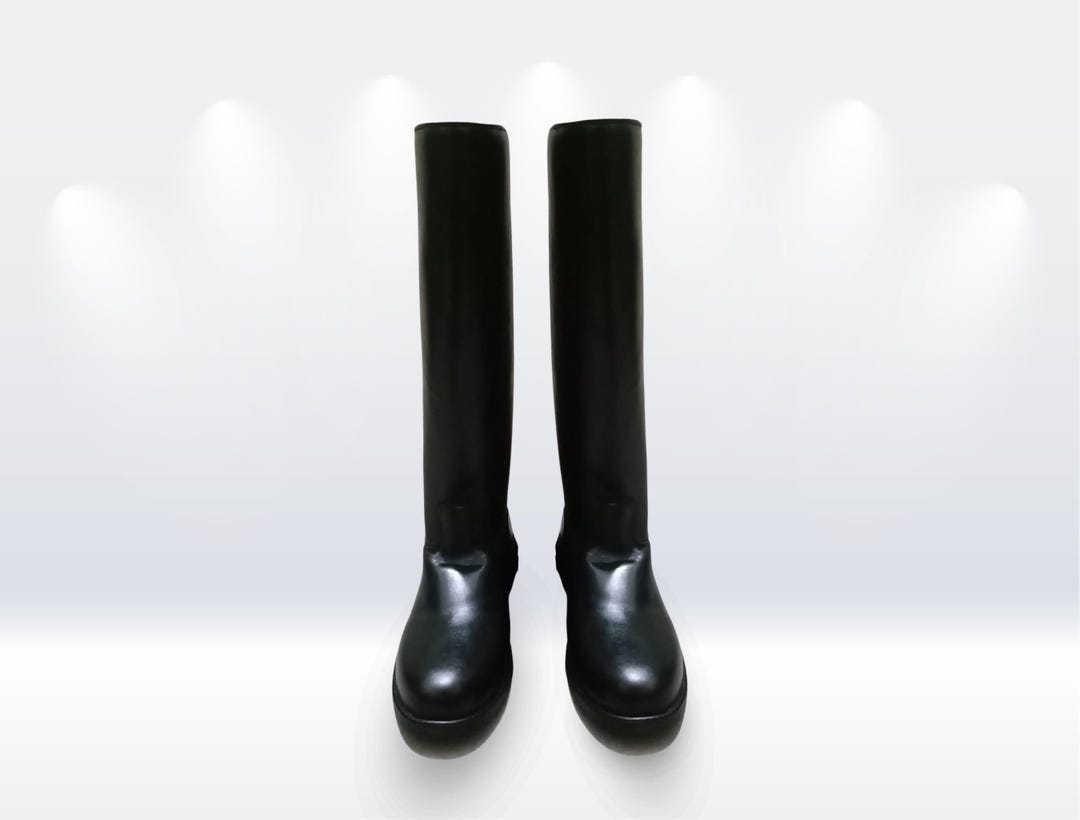 mens black riding boots