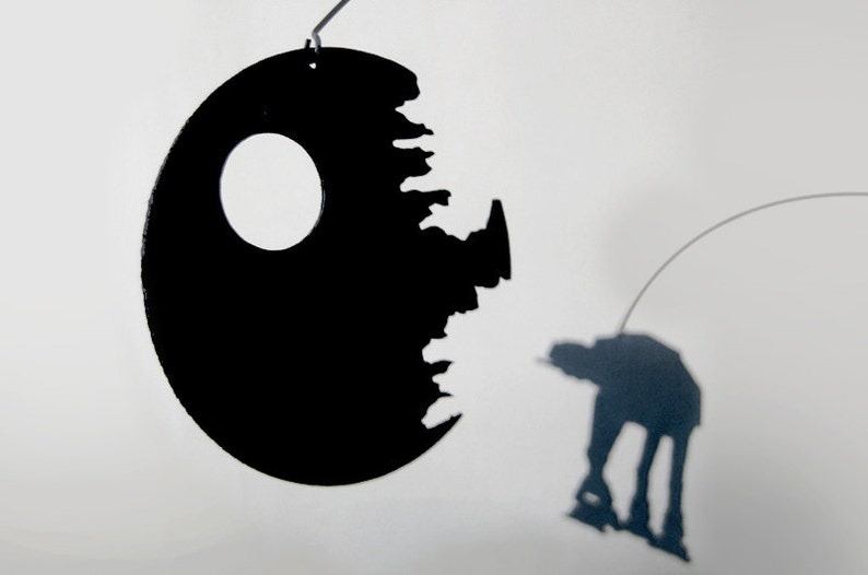 Hanging Mobile STAY ON TARGET Star Wars inspired image 3