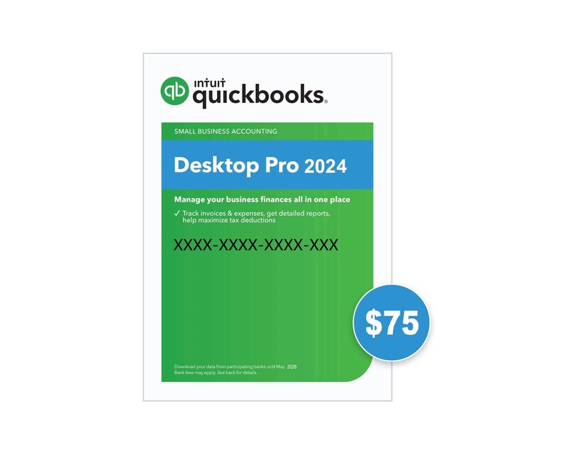Quickbooks Desktop Pro 2024 for Windows USA Lifetime, Not a