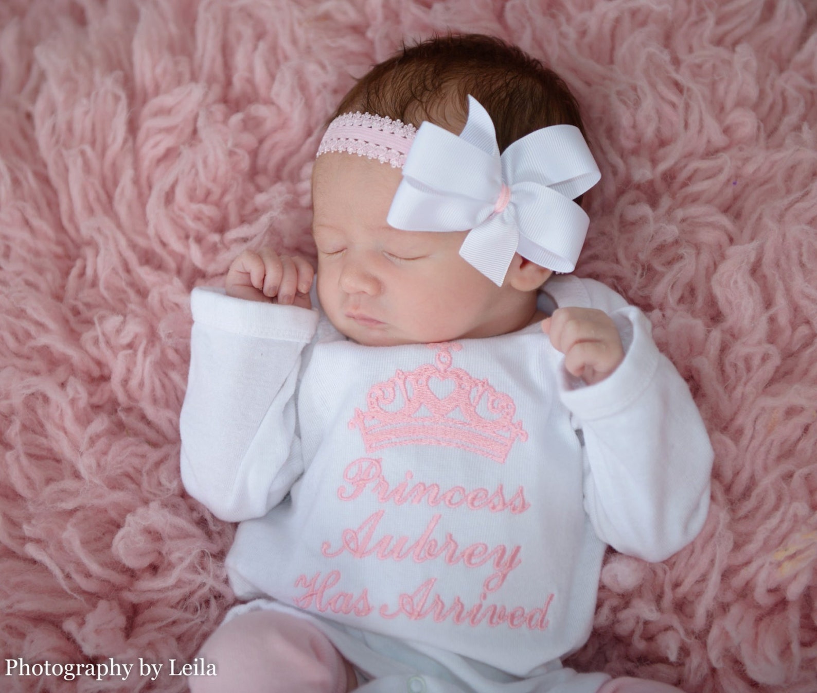 Baby Girl Coming Home Outfit Clothes Monogrammed Newborn Leg Etsy