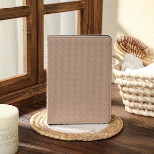Flaxen Weave Custom Leather Kindle Case, Personalized Kindle Paperwhite 12th 7&#39;&#39; Case Cover, All New Kindle 6&#39;&#39; 2024 11th Case, Gift idea