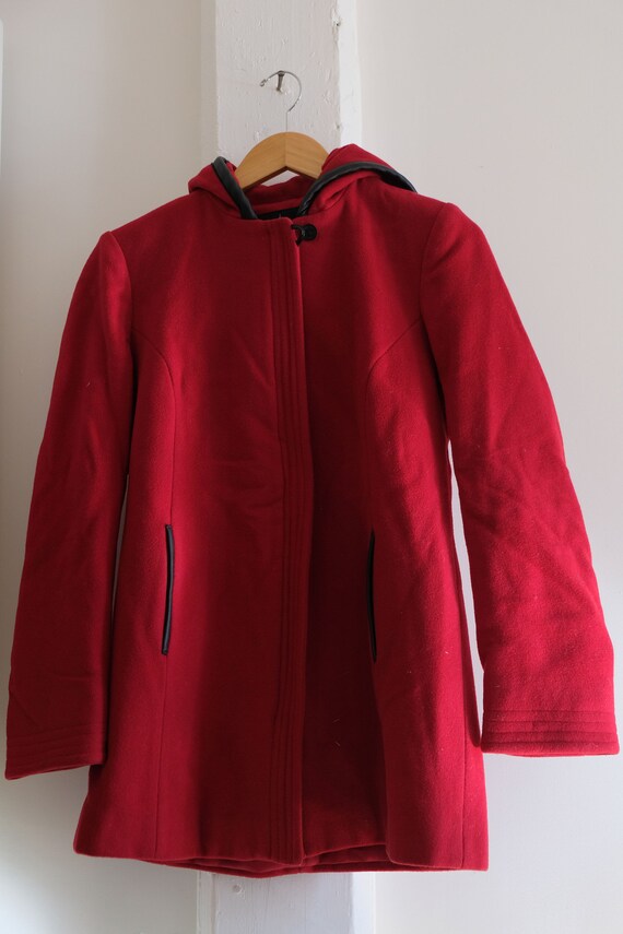 london fog red jacket