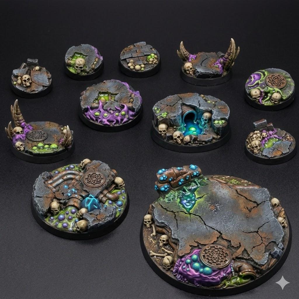 Base Rotonda In MDF Da 160 Mm Per Miniature Warhammer, Perfetta Per AoS E 40K. Spedizione Veloce!