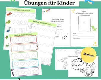 Swing exercises, preschool exercises, kindergarten, fine motor skills exercises, learning sheets for children. Worksheets, preschool teachers, educators