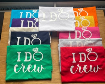 I do crew: our hen party T-shirts