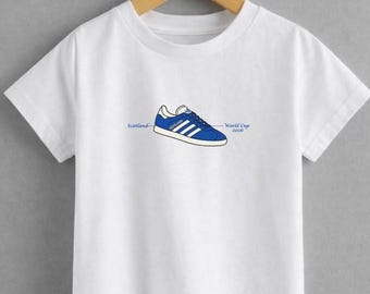 Scotland World Cup 2026 Kids T-Shirt | Football Trainer Tee