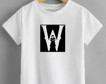 Wednesday Addams T-Shirt: Nevermore Academy 100% Cotton Tee